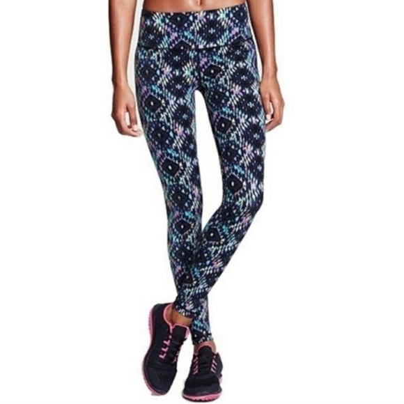PINK Victoria's Secret Pants - Victoria's Secret Geometric Print High Waist Leggings Workout Pants S